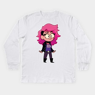 Unpopular Opinion Peach Kids Long Sleeve T-Shirt